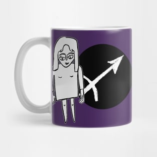 Sagittarius Zodiac Woman, Sagittarius Girl Mug